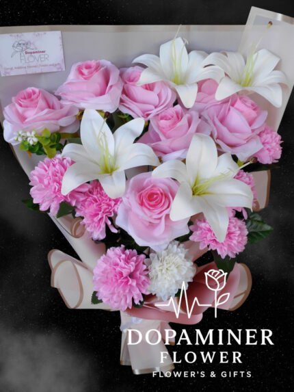 بوكيه خطوبة صناعي